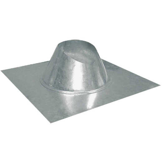 Imperial 8 In. Galvanized Rainproof Roof Pipe Flashing