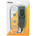 Woods 2 Power & 2 USB Black Desktop USB Charger Image 2